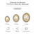 Wholesale Oval Sew-On Pearl Flower Model Claw Rhinestones