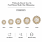 Wholesale Round Sew-On Pearl Flower Model Claw Rhinestones