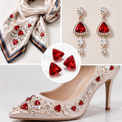 Triangle | clear glass rhinestones | glass rhinestones high quality glass rhinestones |