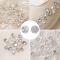G&J Wholesale Rivoli Crystal Glass Sew-On Stone