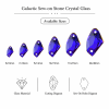 G&J Wholesale Galactic Glass Sew-On Stone