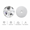 G&J Wholesale Round Lochrose Glass Sew-On Stone