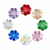 G&J Wholesale Flower Lochrose Glass Sew-On Stone