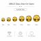 G&J Wholesale Round Flat Faceted Glass Sew-on Stones