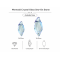 G&J Wholesale Mermaid Glass Sew-On Stone