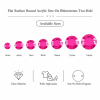 G&J Wholesale Flat Surface Round Acrylic Sew-On Rhinestones Two-Hole