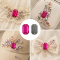 G&J Wholesale Flat Cut Rectangle Acrylic Sew-On Rhinestones Two-Hole