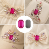 G&J Wholesale Flat Cut Rectangle Acrylic Sew-On Rhinestones Two-Hole