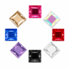 G&J Wholesale Flat Cut Square Acrylic Sew-On Rhinestones Two-Hole