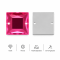 G&J Wholesale Flat Cut Square Acrylic Sew-On Rhinestones Two-Hole
