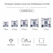 G&J Wholesale Flat Square Cabochon Acrylic Sew‑On Rhinestones Two‑Hole