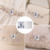 G&J Wholesale Flat Square Cabochon Acrylic Sew‑On Rhinestones Two‑Hole