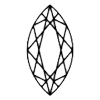 Marquise rhinestone shape