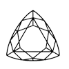 Fat Triangle rhinestone shape