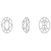 Pointed bottom ellipse| K9 Glass, Multi-Color | Plated Base | DIY Garment Accessories