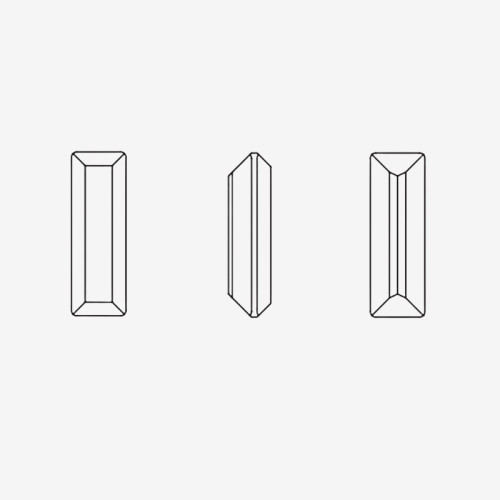 Pointed bottom T diamond | K9 Glass, fancy stone | jewelry accessorie | crystal | rhinestone