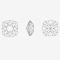 Pointed bottom fat square  | K9 Glass, fancy stone | jewelry accessories | crystal | rhinestones