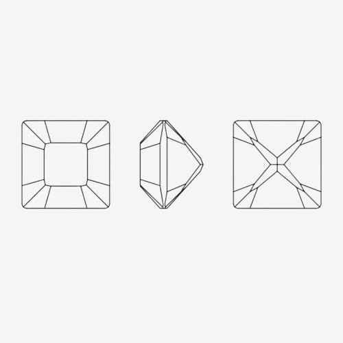 Square pointed bottom  | K9 Glass, fancy stone | jewelry accessorie | crystal | rhinestone