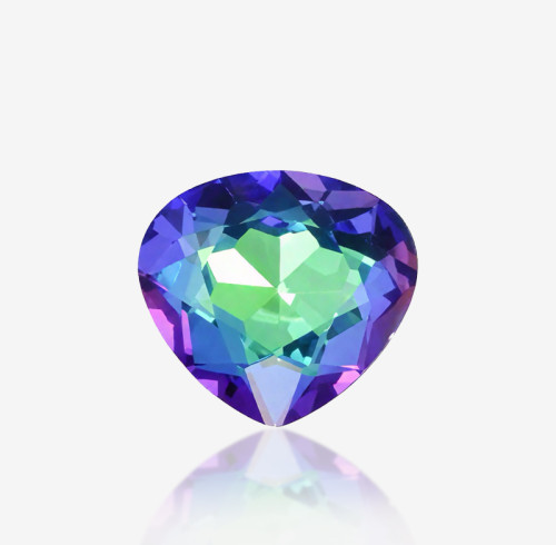 Fat peach heart-shaped diamond | K9 Glass, fancy stone | jewelry accessorie | crystal | rhinestone