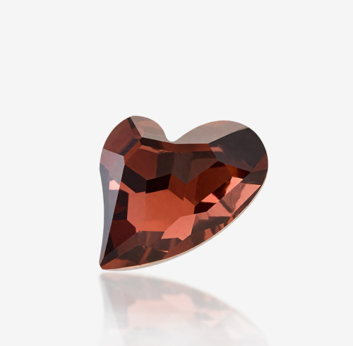 Crooked Heart Pointed bottom diamond | K9 Glass, fancy stone | jewelry accessories | crystal | rhinestones