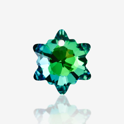 Snowflake one holes stones | K9 Glass, fancy stone | jewelry accessories | crystal | rhinestones