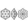 Hexagonal horizontal hole| K9 Glass, fancy stone | jewelry accessories | crystal | rhinestones