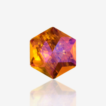 Hexagonal horizontal hole| K9 Glass, fancy stone | jewelry accessories | crystal | rhinestones