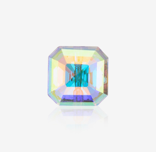 Square rectangular horizontal hole stone| K9 Glass, fancy stone | jewelry accessories | crystal | rhinestones