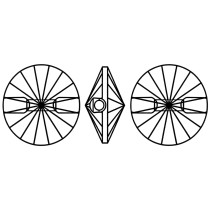 Satellite horizontal hole stone | K9 Glass, fancy stone | jewelry accessories | crystal | rhinestones