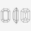 Rectangular octagonal flat pointed bottom stone | K9 Glass, fancy stone | jewelry accessories | crystal | rhinestones