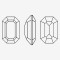 Rectangular octagonal flat pointed bottom stone | K9 Glass, fancy stone | jewelry accessories | crystal | rhinestones