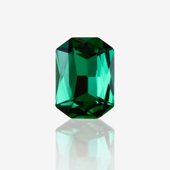 Rectangular octagonal cross-faced pointed bottom stone| K9 Glass, fancy stone | jewelry accessories | crystal | rhinestones