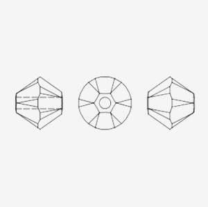 Sharp Pearl Stone | K9 Glass, fancy stone | jewelry accessories | crystal | rhinestones