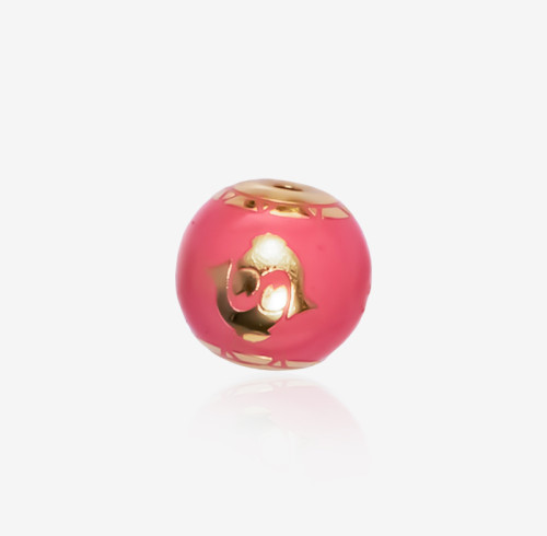 Gold-plated glass beads | K9 Glass, Multi-Color | Plated Base | DIY Garment Accessories