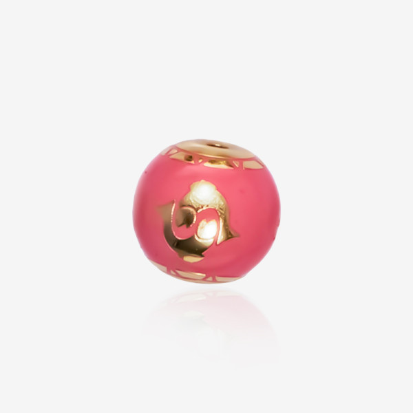 Gold-plated glass beads | K9 Glass, Multi-Color | Plated Base | DIY Garment Accessories