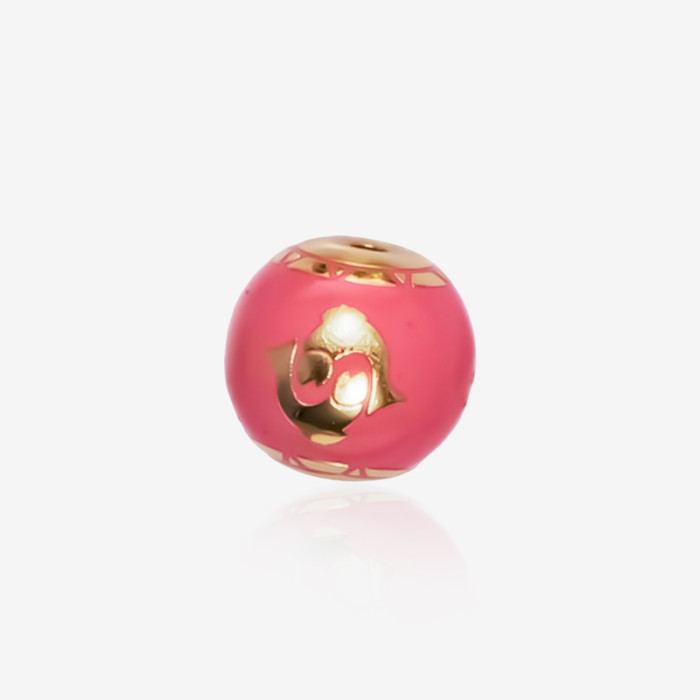 Gold-plated glass beads | K9 Glass, Multi-Color | Plated Base | DIY Garment Accessories