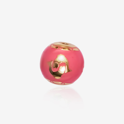 Gold-plated glass beads | K9 Glass, Multi-Color | Plated Base | DIY Garment Accessories