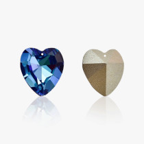 Heart-shaped pointed bottom single hole stone | K9 Glass, fancy stone | jewelry accessories | crystal | rhinestones