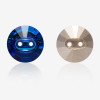 UFO Button Double Hole Stone | K9 Glass, fancy stone | jewelry accessories | crystal | rhinestones