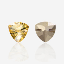 Tiger head horizontal hole stone| K9 Glass, fancy stone | jewelry accessories | crystal | rhinestones