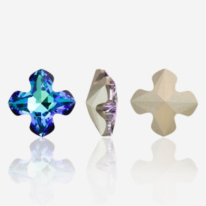 cross pointed bottom diamond | K9 Glass, fancy stone | jewelry accessorie | crystal | rhinestone