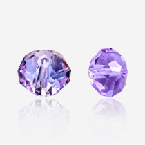 Abacus through-hole beads | K9 Glass, fancy stone | jewelry accessories | crystal | rhinestones