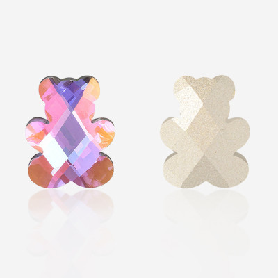 Pointed bottom bear  | K9 Glass, fancy stone | jewelry accessorie | crystal | rhinestone