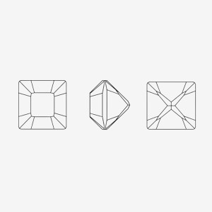 Square pointed bottom  | K9 Glass, fancy stone | jewelry accessorie | crystal | rhinestone