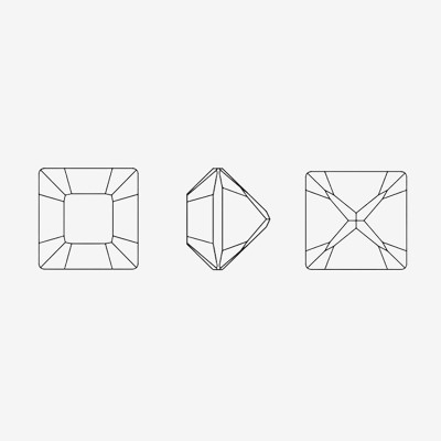 Square pointed bottom  | K9 Glass, fancy stone | jewelry accessorie | crystal | rhinestone