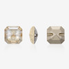 Princess square two holes stones | K9 Glass, fancy stone | jewelry accessories | crystal | rhinestones