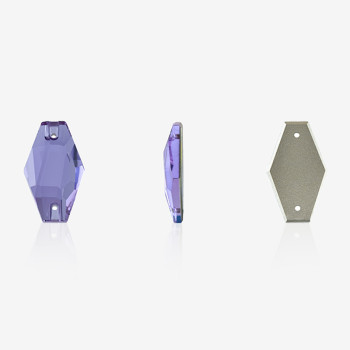 vase two holes stones | K9 Glass, fancy stone | jewelry accessories | crystal | rhinestones