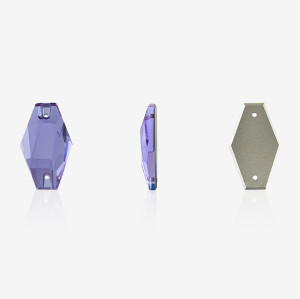 vase two holes stones | K9 Glass, fancy stone | jewelry accessories | crystal | rhinestones