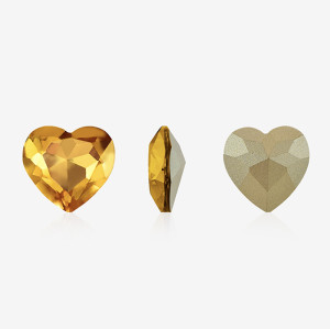 Pointed Heart | K9 Glass, fancy stone | jewelry accessorie | crystal | rhinestone