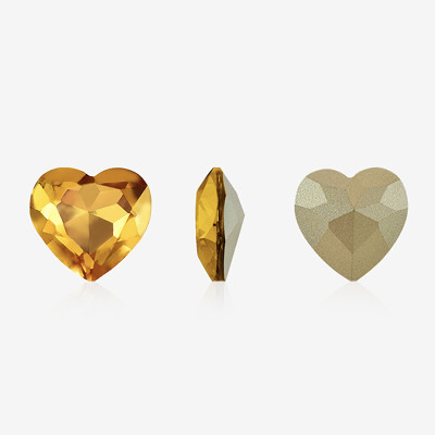 Pointed Heart | K9 Glass, fancy stone | jewelry accessorie | crystal | rhinestone